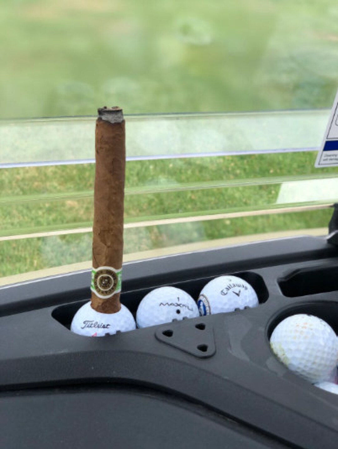 Golf Ball Cigar Holder Golf Gift for Him Golf Cigar Clip Etsy