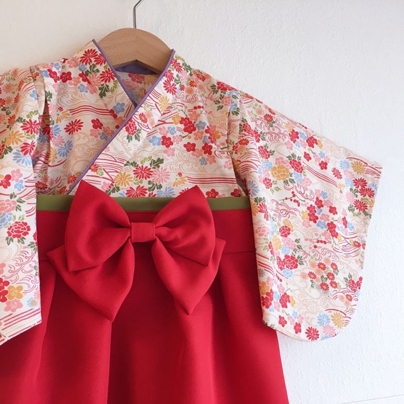 Hakama Dress - Japanese Little Flower - Red / Cotton, Japan, Kimono, Toddler Birthday Dress, Wedding Girl Dress, Baby, Costume, 1-5T - Etsy Hakama Dress - Japanese Little Flower - Red / Cotton, Japan, Kimono, Toddler Birthday Dress, Wedding Girl Dress, Baby, Costume, 1-5T - Etsy