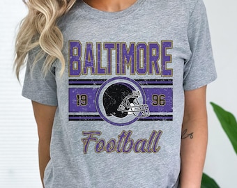 Baltimore Football Vintage Shirt, Retro Football Fan T-Shirt