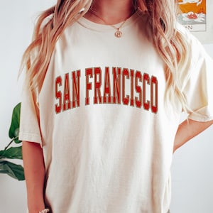 Retro San Francisco Gift, San Francisco Football T-Shirt, San Francisco Tee, Vintage San Francisco Football Shirt, San Francisco Shirt