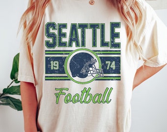 Seattle Football Men's Shirt, Vintage Cincinnati Women's Gift, Retro T-Shirt For Her