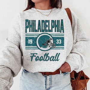 Vintage Philadelphia Sweatshirt For Him, Philadelphia Football Gift For Women, Retro Philadelphia Football Sweater, Philadelphia Crewneck