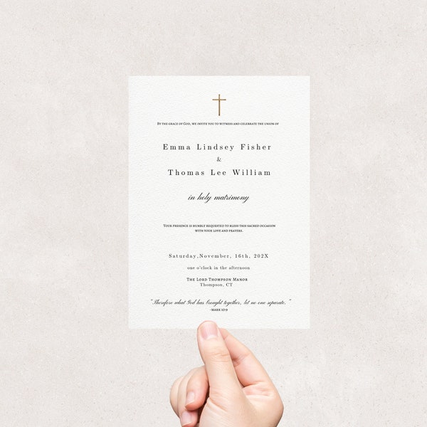 Christian Wedding Invitations, Bible Verse Wedding Invitations, Church Wedding Invitations,Bible Verse Wedding,Religious Wedding Invitations