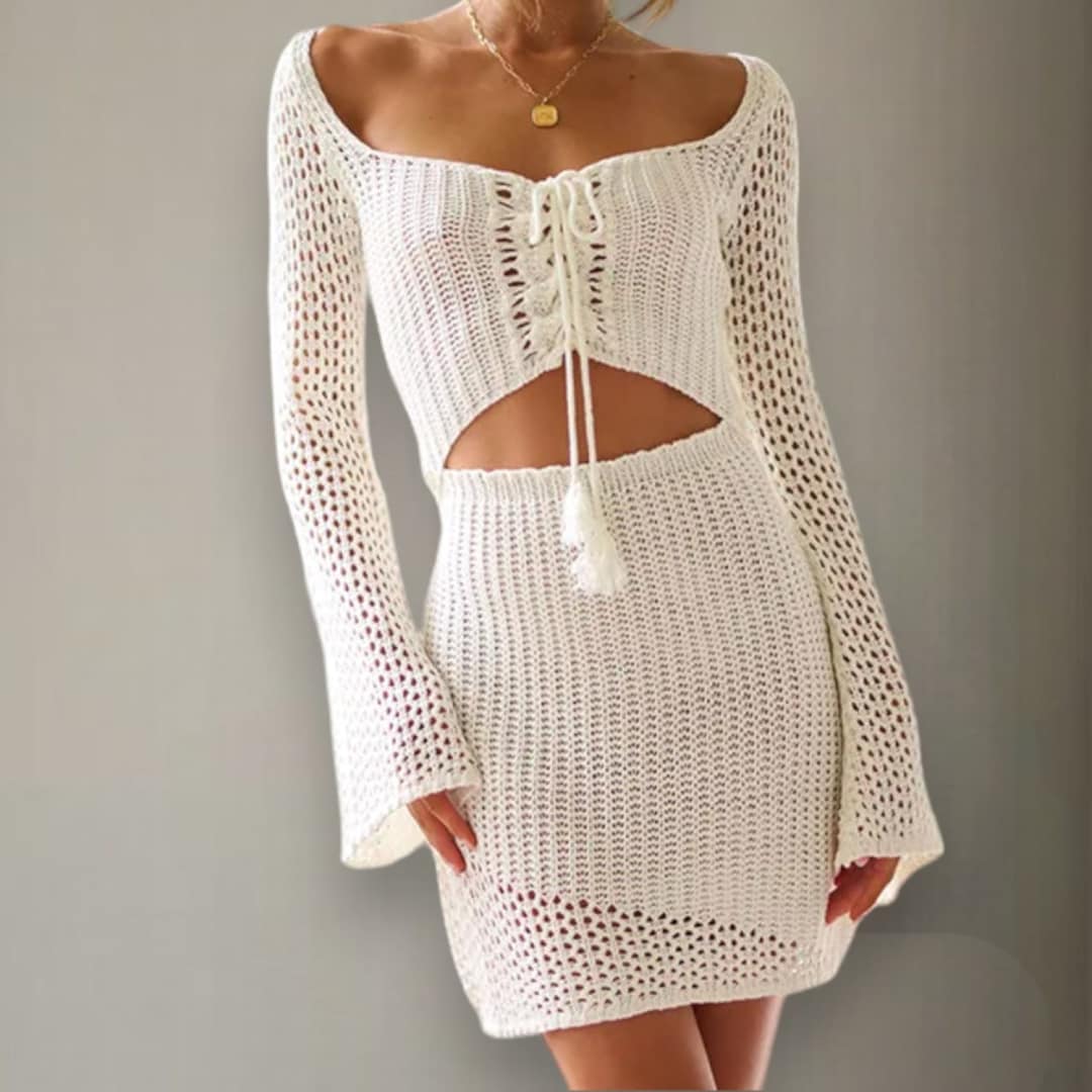 Marbella Crochet Beach Pants – Resort Cover-Up | Brazilian Beachwear