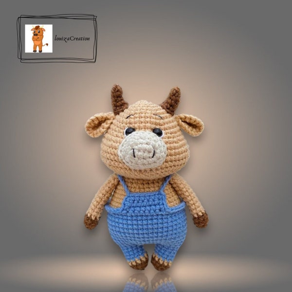 PATTERN: Harry the Highland Cow plush pattern| amigurumi bull| cow| calf| amigurumi bull pattern| DIY crochet toy | handmade gift idea| gifts