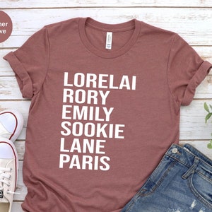 Gilmore Shirt, Lorelai Rory Emily Sookie Lane Paris Unisex T-shirt, Gilmore Tv Show, I&#39;d Rather Be Watching