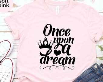 Once upon a Dream Unisex T-shirt, Sleeping Beauty Shirt, Vacation Shirt, Princess Aurora Tee, Princess Sleeping, Beauty Shirt