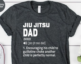 Jiu Jitsu Dad Unisex T-shirt, Jiu Jitsu Brasil Brazilian Tee, Father's Day Gift, MMA Tee, Mixed Martial Art Tee