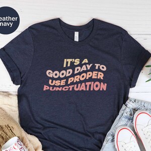 English Teacher Groovy Grammar Unisex T-shirt, English Teacher Shirt, Grammar Teacher Tee, Gift For English Teacher, Teacher Shirt