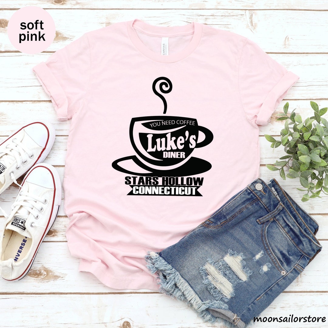 Luke's Diner Unisex T-shirt, Emily Gilmore Shirt, Rory I'd Rather Be  Watching, Lukes Coffee Shop Shirt, Luke's Tee, Lukes Diner Tee, TV Show  - Main Image