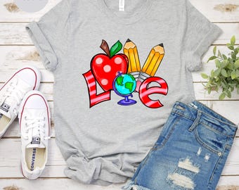 Back To School Unisex T-shirt, School Tee, Teacher Life Shirt, Day of School Tee, Teacher Appreciation, Gift For Teacher