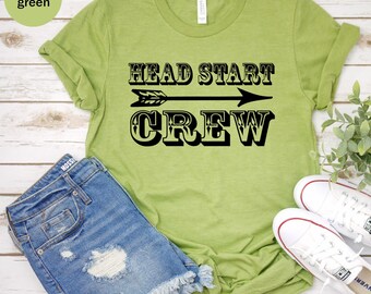 Head Start Crew Unisex T-shirt, Early Childhood Educator, Head Start Teacher, Head Start Program Tee, Head Start Team Shirt, Back To School
