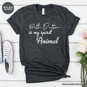 a t - shirt with the words beth'boution is my spirit animal