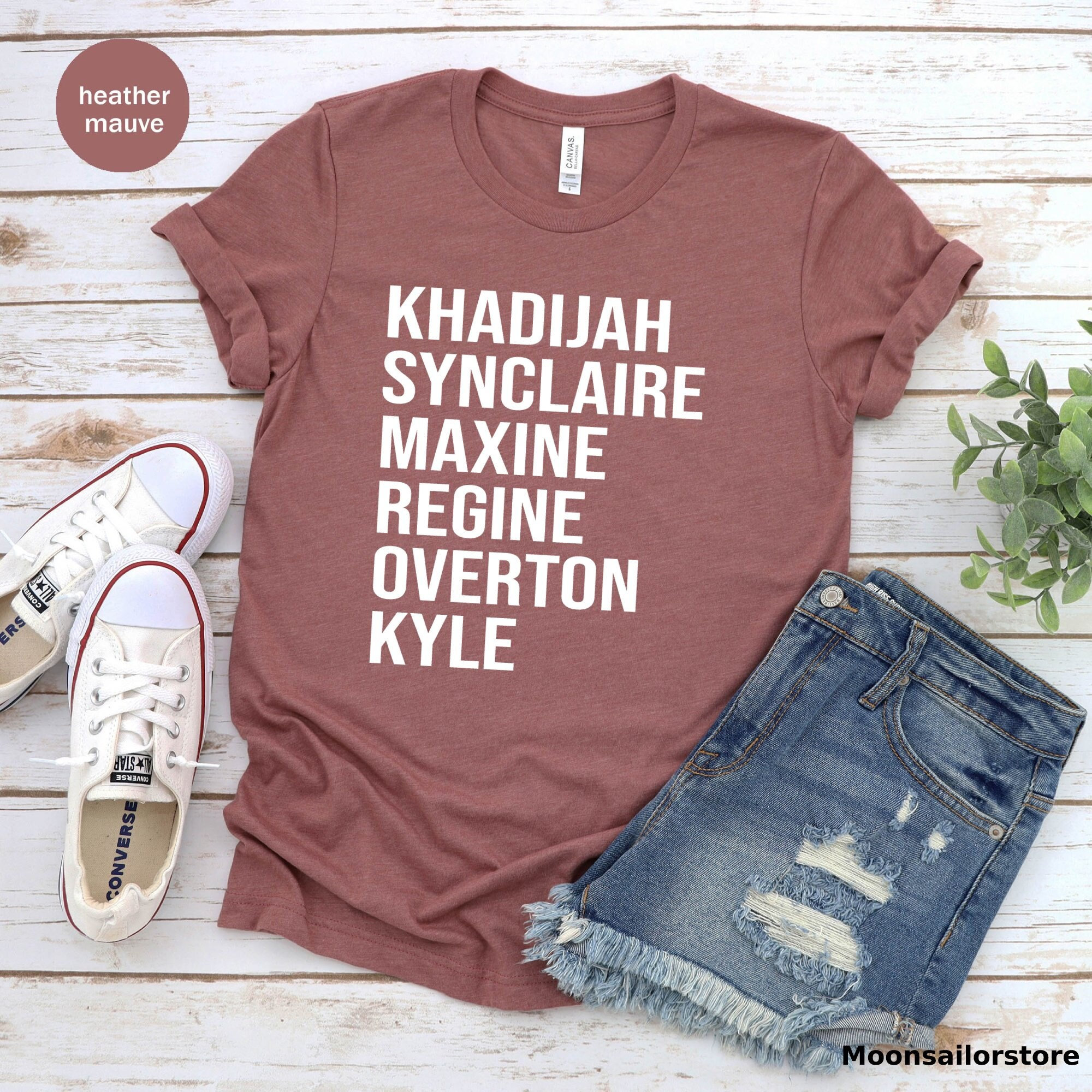 Living Single TV Show Unisex T-shirt, Khadijah, Synclaire, Maxine, Regine, Classic Tv Tee, Funny Tv Show Tee, Custom Tv Show Shirt