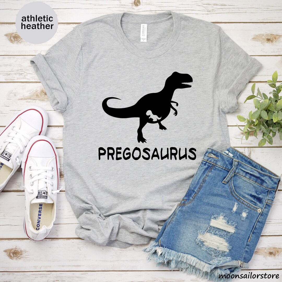 Pregosaurus Unisex T-shirt, Dinosaur Shirt, Pregnant Shirt