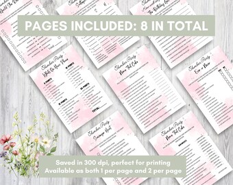 Slumber Party Games – Digital Download Bundle
