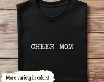 Maglietta Cheer Mom, regalo maglietta Cheer Mom, sport per la festa della mamma, regalo per mamma Cheer, maglietta sportiva per mamma, abbigliamento Cheer Spirit, maglietta per la festa della mamma