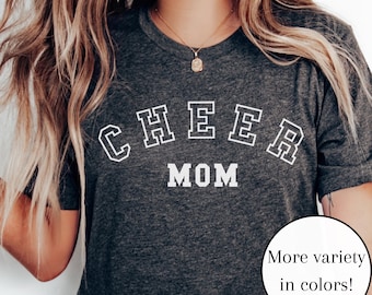 Cheerleading Mom Shirt, Cheer Mom Shirt, Sport Mom Shirt, Gameday Apparel, Cheer Mom Gift, Game Day Shirt, Cheer Competition Mom Shirt