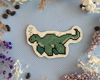 Nessie Cross Stitch Pattern - Cryptids, Cryptozoology and Legendary Creatures - Modern Cross Stitch PDF