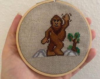 Bigfoot キャンバスアート(2) 作品 手書き Bigfoot キャンバスアート(2) 作品 手書き 美術品・アンティーク