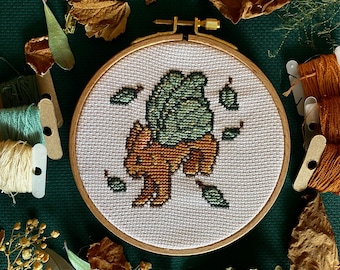 Skvader Cross Stitch Pattern - Cryptids, Cryptozoology and Legendary Creatures - Modern Cross Stitch PDF