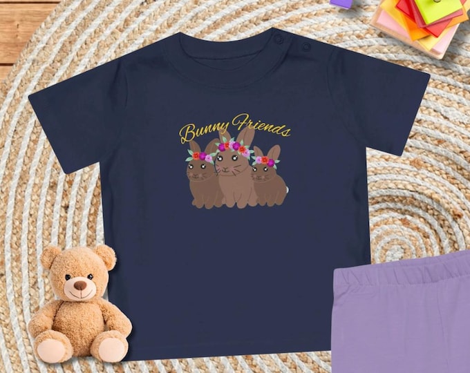 Bio Baby T-Shirt „Bunny Friends“