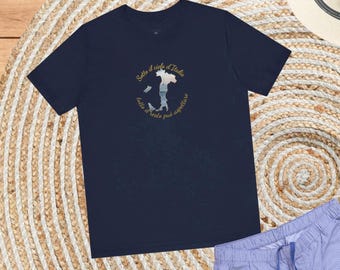 Italien Oversize T-Shirt mit Spruch