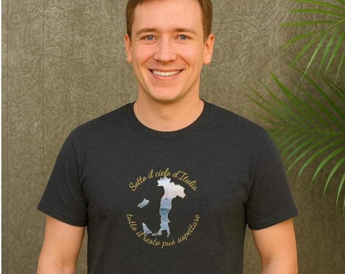 Italien Oversize T-Shirt mit Spruch
