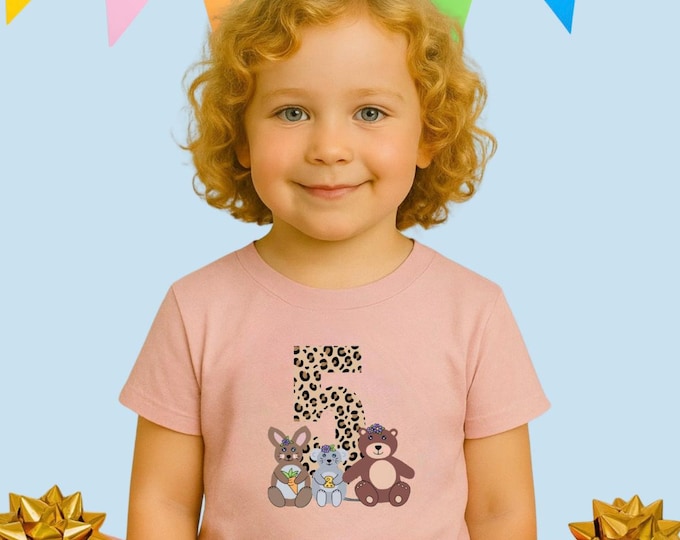 Kinder Shirt mit Zahl