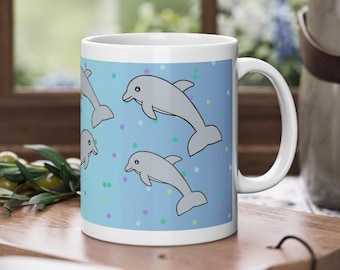 Delfin Tasse mit Meeresmotiv