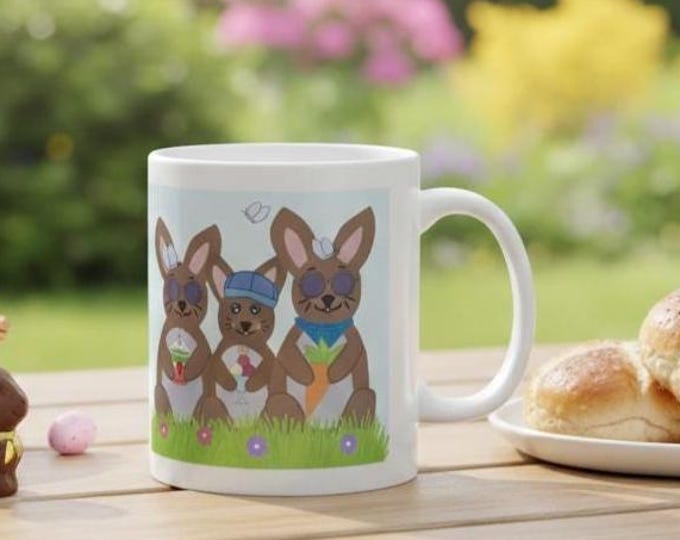 Featured listing image: Kinder Tasse „Happy Hoppy Day“