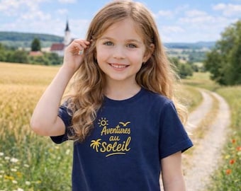 Kinder T-Shirt „Aventures au Soleil“