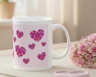 Tasse „Blumenherzen“
