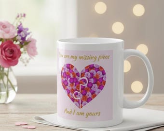 Partner-Tasse „Puzzleherz“