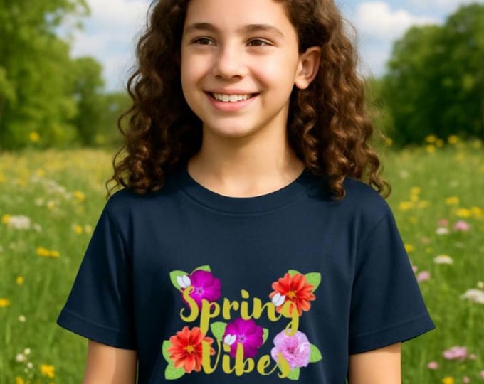 Kinder T-Shirt mit Frühlingsmotiv