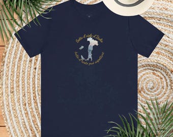 Italien Oversize T-Shirt mit Spruch