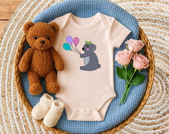 Babybody „Koala & Luftballon“
