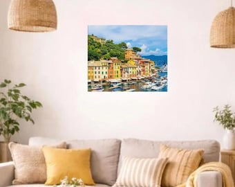 Leinwandbild Portofino