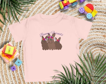 Bio Baby T-Shirt „Bunny Friends“