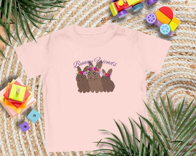 Baby T-Shirt „Bunny Friends“