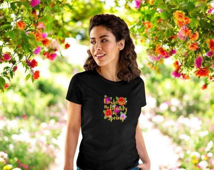Frühlingstshirt mit Blumen