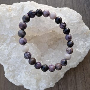 Sugilite - Natural stone bracelet - rare bracelet