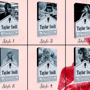Taylor Swift Lipstick, Taylor Swift Cigarette Lipsticks Set, Personalized Handmade Taylor Swift Cigarette Box, Gift for her,Bridesmaid gift image 2