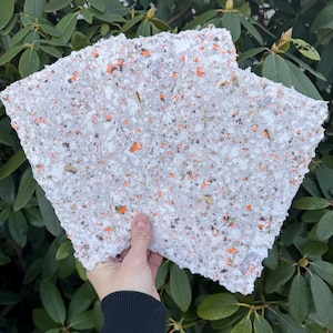 LIMITED Handmade Recycled Paper with Deckled Edges – Choose Quantity – Eco-Friendly, Zero Waste – One-of-a-Kind – Upcycled Christmas Wrap