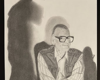 George A. Romero Original Artwork 8.5x11 inches