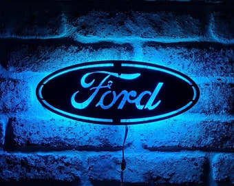 Ford Led Sign - Ford Car Fans Led Light - Lighted Wall Decor -  Gifts For Her - Christmas Gift