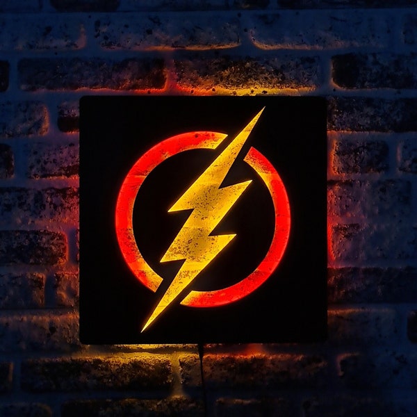 The Flash Led Sign - The Flash Fans Led Light - Lighted Wall Decor -  Gifts For Him - Christmas Gift