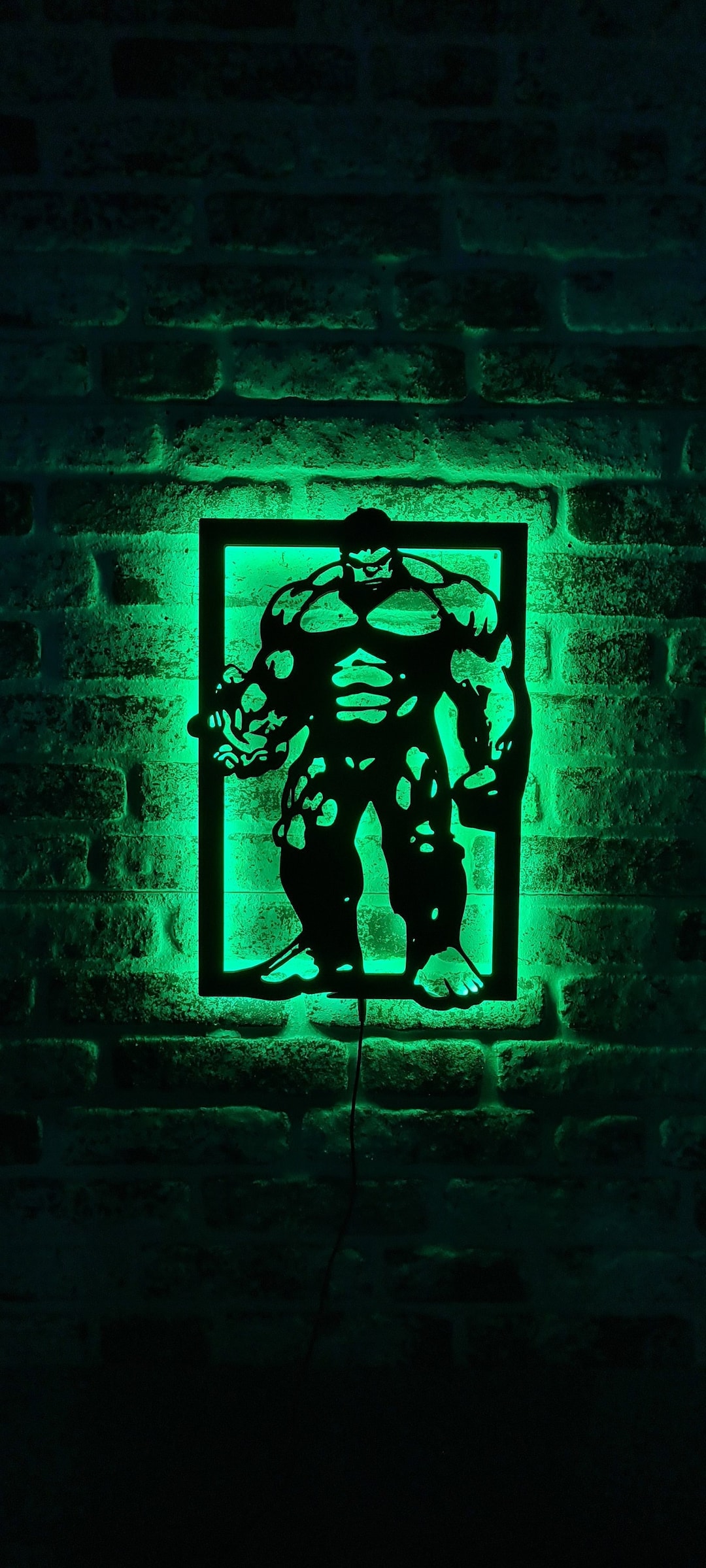 Hulk Led Sign Hulk Fans Led Light Avengers Hero Lighted Wall Decor
