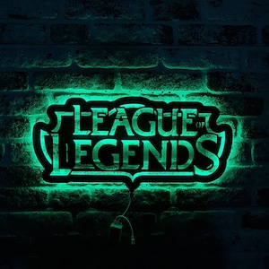 League of Legends Led Sign - Lol Fans Led Light - Lighted Wall Decor -  Gifts For Her - Christmas Gift
