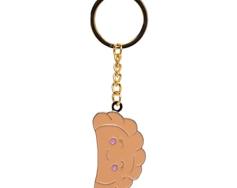 Pierogi Keychain – Polish Dumpling Keyring | Foodie Souvenir | Gift for Travelers and Food Lovers